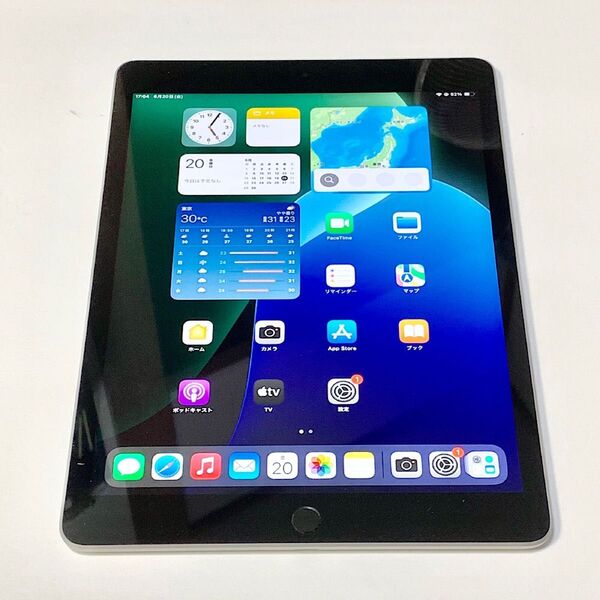 充電8回 100% ★ iPad 第9世代 10.2インチ 64GB シルバー Wi-Fi ★新品同様の超美品