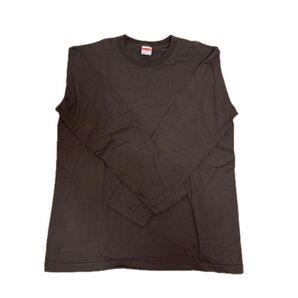 長袖Tシャツ カットソー クルーネック L 長袖Tシャツ ロンT 無地Tシャツ 長袖無地Tシャツ長袖無地Tシャツメンズ