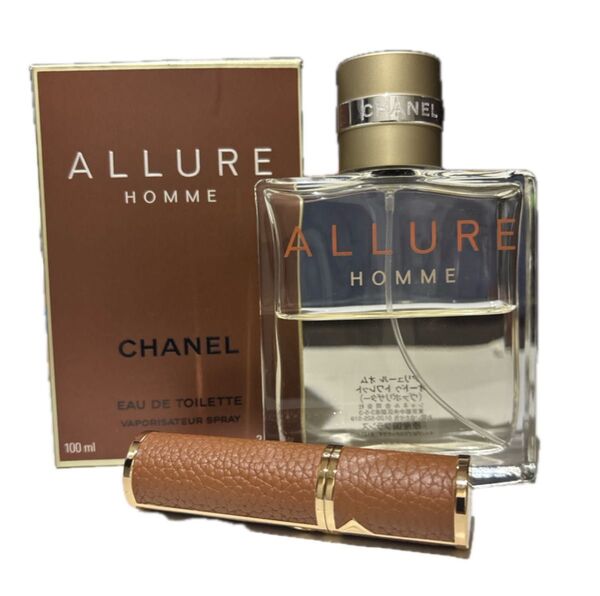シャネル アリュール オム オードトワレ 100ml 付属品アトマイザー付き CHANEL ALLURE HOMME EDT