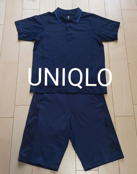 UNIQLO KIDS ドライEX 上下セット ポロシャツ & ハーフパンツ