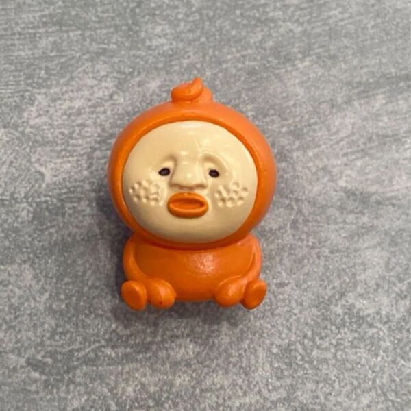 【新品未使用】 ミカンキツケ こびとづかん フルーツバスケット バスボム バスボール おすわりマスコット フィギュア 入浴剤