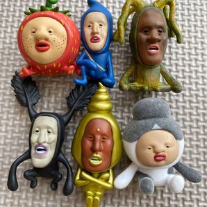 【6個セット】 こびとづかん おすわりマスコット ガチャガチャ ガチャ フィギュア カプセルトイ コンプリート