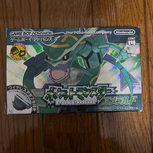 ゲームボーイ アドバンス ポケットモンスター エメラルド ポケモン ワイヤレスアダプタ セット GBA ポケモン
