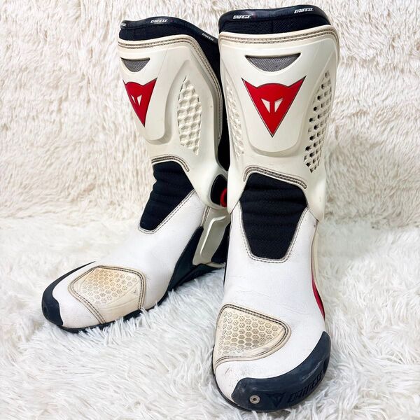 【良品】 Dainese ダイネーゼ バイクブーツ ライダースブーツ レーシングブーツ バイクシューズ 26.5 ホワイト