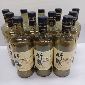 ニッカ ピュアモルト ウイスキー 竹鶴 700ml 空き瓶12本