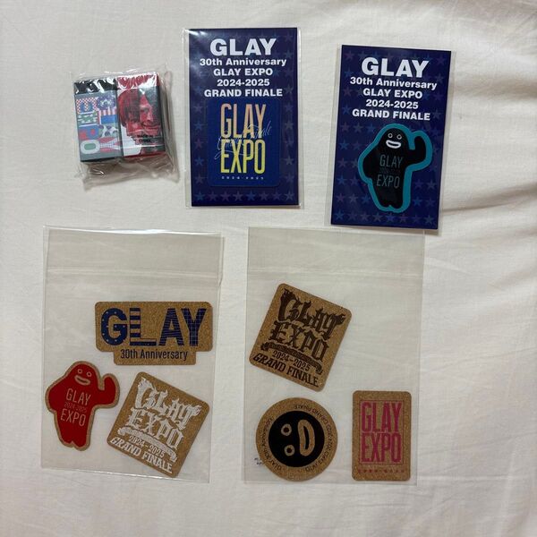 GLAY ランダムグッズ EXPO 30th ズラー コルクステッカー スマホクリーナー 消しゴムセット