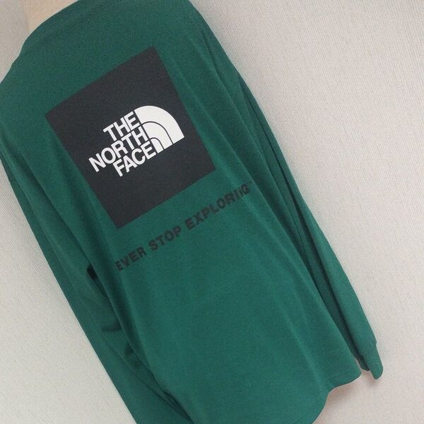 THE NORTH FACE 長袖Tシャツ ロンT グリーン