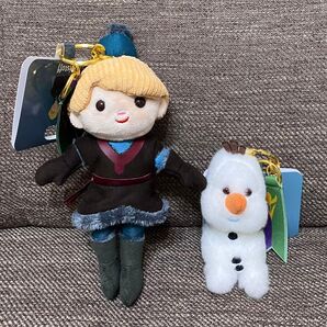 クリストフ オラフ ぬいぐるみキーホルダー・キーチェーン アナと雪の女王 Darenui