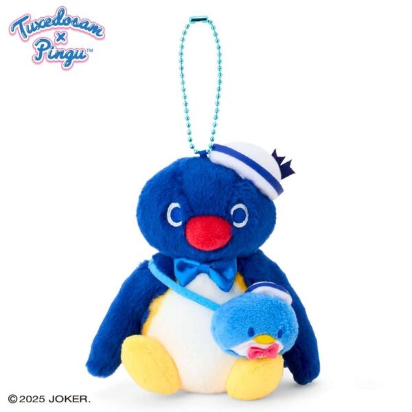 タキシードサム ピングー コラボ マスコットホルダー ぬいぐるみ サンリオ