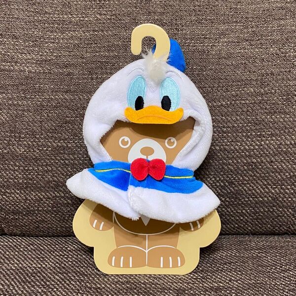 ユニベアシティ ぬいぐるみキーチェーン専用コスチューム ポンチョ ドナルド ディズニー