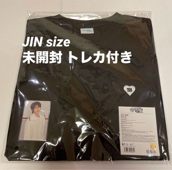RUNSEOKJIN in JAPAN Tシャツ 黒 ジンサイズ トレカ 未開封