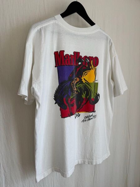 1990s Marlboro Back Print Pocket T-shirt マルボロ 企業物 USA製 ヴィンテージ