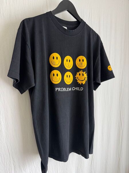 1990s PROBLEM CHILD スマイリー T-shirt USA製 表記L ムービー ヴィンテージ