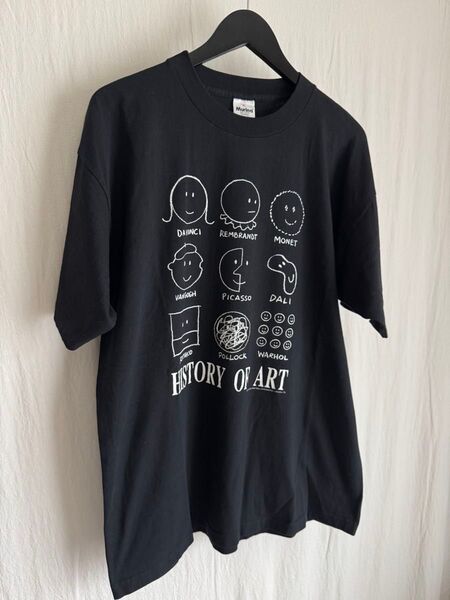 1990s HISTORY OF ART T-shirt Murina USA製 表記XL ピカソ ダリ ヴィンテージ