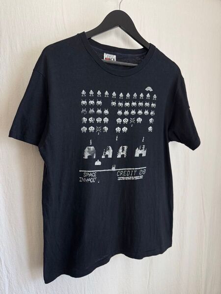 1970s~ SPACE INVADER T-shirt USA製 Hanes 表記XL スペースインベーダー ヴィンテージ
