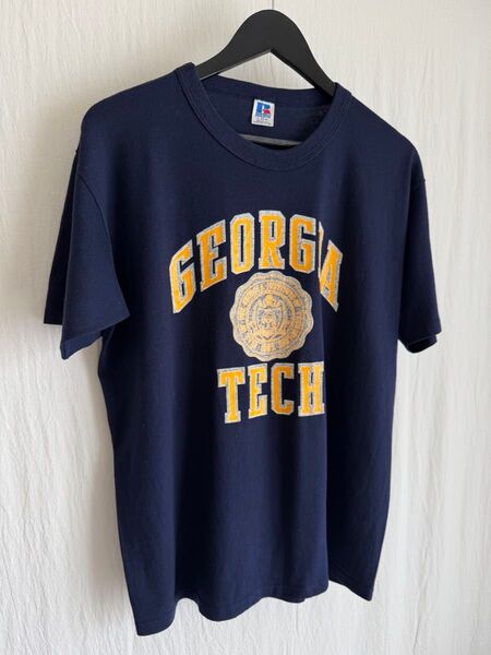 1990s カレッジ T-shirt USA製 表記L RUSSELL ATHLETIC ヴィンテージ