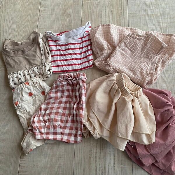 まとめ売り 女の子 こども キッズ 90 半袖 ズボン トップス ボトム 夏