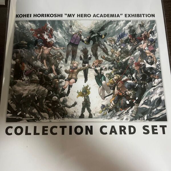 ヒロアカ原画展 ヒロアカ展 グッズ付チケット 特典 コレクションカードセット