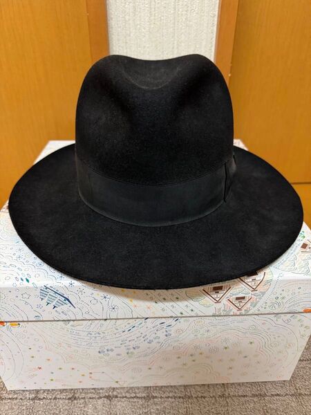 つば広ハット WACKO MARIA FATIMAラビットファー サイズ:S