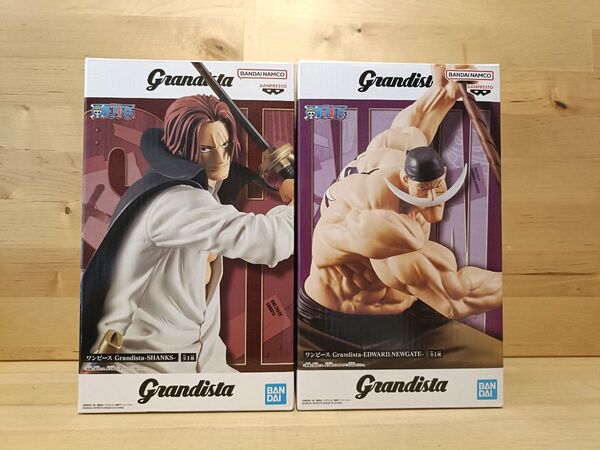 ワンピース Grandista シャンクス エドワード ニューゲート フィギュア 2体セット