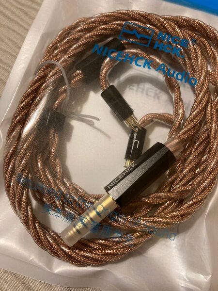 NiceHCK OurOasis 4.4mm - 2pin 古河銅線+6N無酸素銅ミックス線 イヤホンケーブル