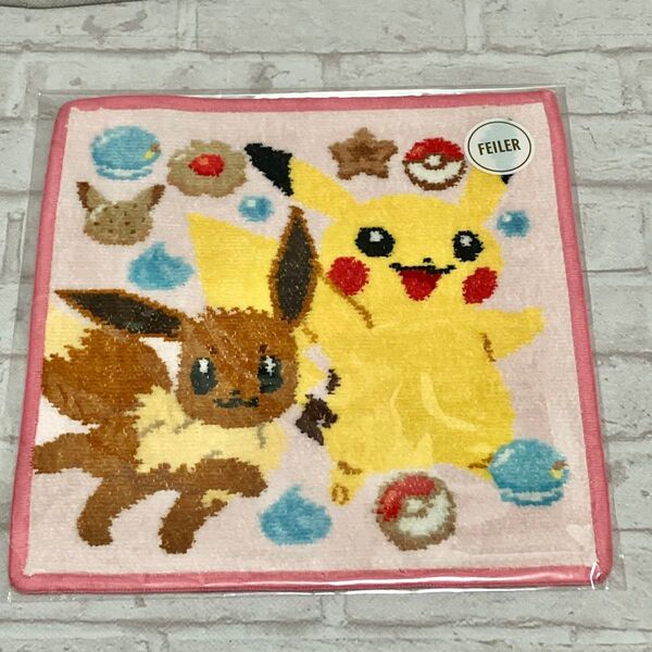 フェイラー ポケモンコラボハンカチ ピカチュウ イーブイ FEILER