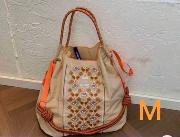 フラワー 花柄 刺繍 トートバッグ エコバッグ ショルダーストラップ付き!