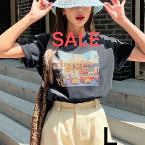 ニューヨーク レトロ ビンテージ 半袖Tシャツ レディース