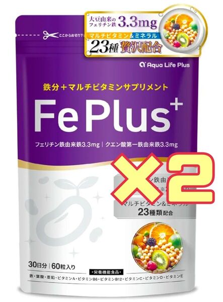 Fe Plus フェリチン鉄 30日分×2