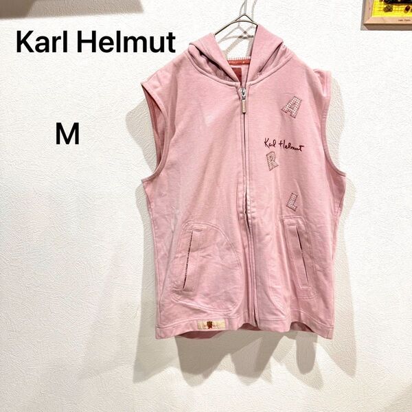Karl Helmut ジップアップパーカー ピンク