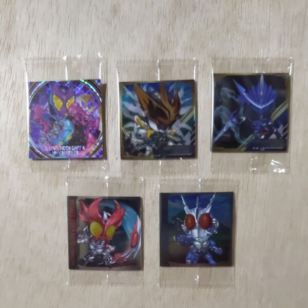 にふぉるめーしょん 仮面ライダーシールウエハース シール5枚セット