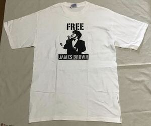 USA輸入★ジェイムズ・ブラウン James Brown Tシャツ Mサイズ★SEX MACHINE 白 FREE
