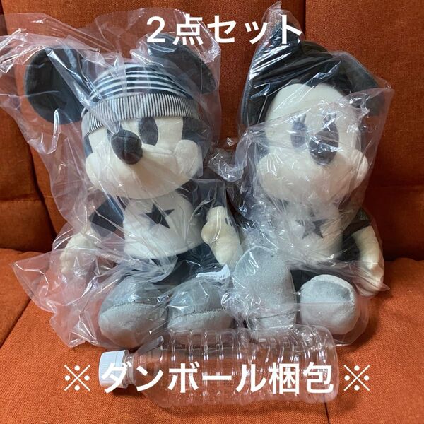ミッキー&ミニーデココレ ラグランBIGぬいぐるみ 2点セット ディズニー