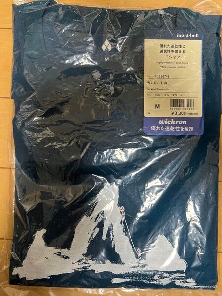 新品未開封 mont-bell モンベル WIC.T 山 Tシャツ