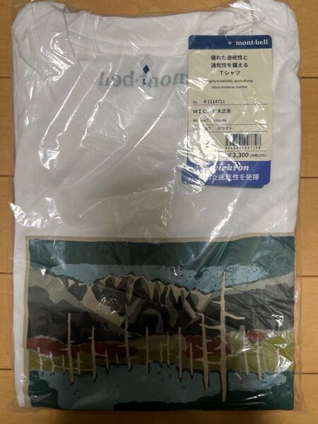 新品未開封 mont-bell モンベル WIC.T 大正池 Tシャツ