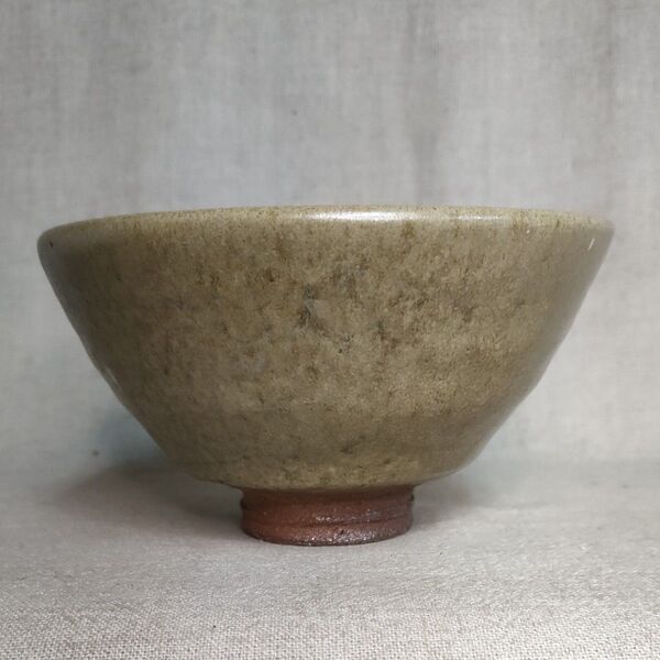 唐津焼 陶芸 飯碗 抹茶碗 灰釉マット茶碗 多用途ボウル 山茶窯井上良