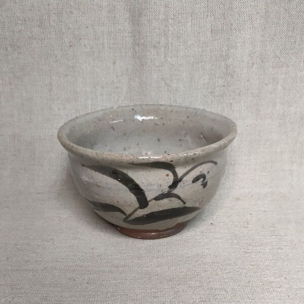 唐津焼 草紋鉄絵絵唐津 多用途ボウル 和食器茶碗 山茶窯井上良
