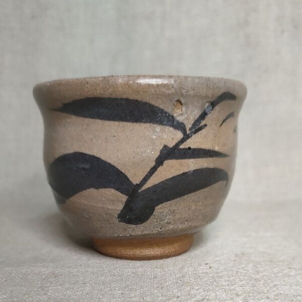 唐津焼 ぐい呑 酒器 赤唐津 酸化焼成ぐい呑 絵唐津 草紋 灰被り窯変ぐい呑