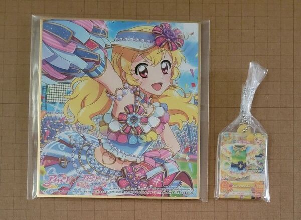 【未使用】アイカツ! トレーディングミニ色紙-フォトカツ!コレクション- アニメイト限定 だれでもアイドル活動チャーム 補足必読