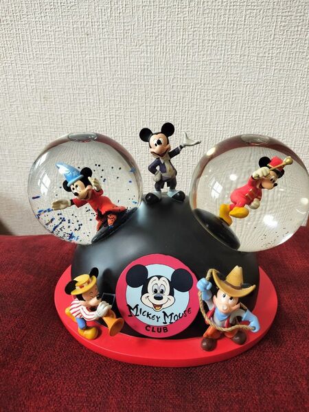 ディズニー ミッキーマウスクラブ スノーグロ-ブ&フィギュア オルゴール付き