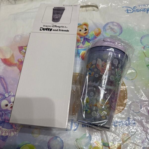 新品 ダッフィー&フレンズ 20周年 カラフルハピネス スーベニア タンブラー ドリンクボトル TDS 東京ディズニーシー 最安!