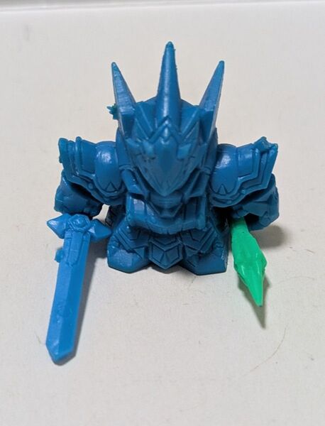 ガン消し SDガンダム 傭兵騎士マルスガンダム 青