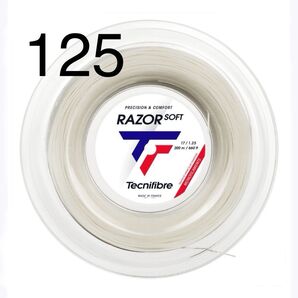 Tecnifibre RAZOR SOFT 125 200m (WHT) 新色 テクニファイバー レーザーソフト