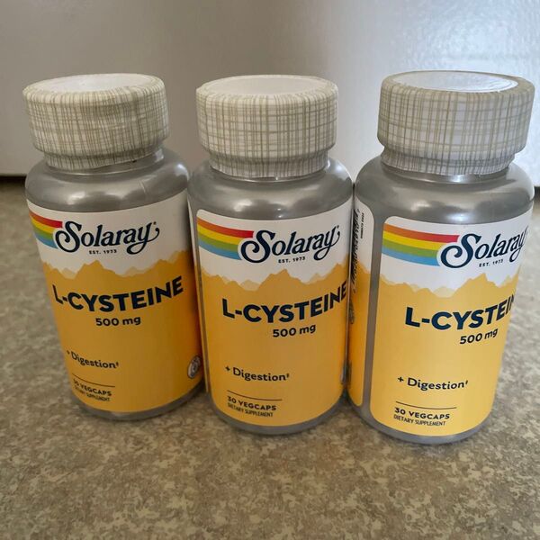 Solaray L-Cysteine 500mg 30粒 3個セット