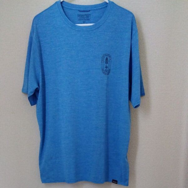 Patagonia キャプリーンクール デイリー Tシャツ М 水色 パタゴニア