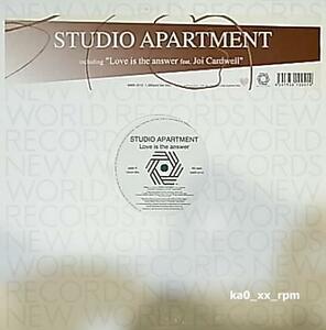 ★☆Studio Apartment Feat. Joi Cardwell「Love Is The Answer」☆★5点以上で送料無料!!!