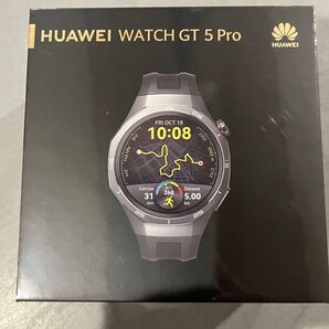 新品未開封 HUAWEI WATCH GT 5 Pro 46mm ブラックフルオロエラストマー ベルト