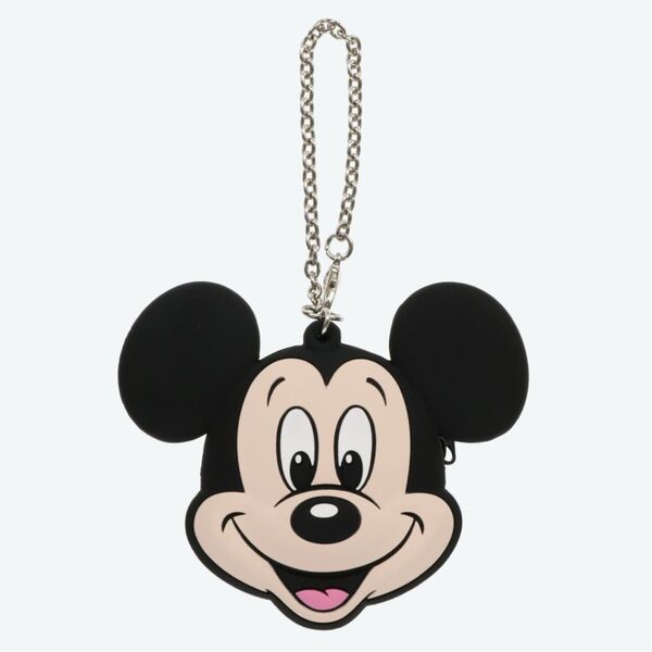 ディズニー ミッキー バッグチャーム コインケース シリコン キーホルダー キーチェーン 小銭入れ 小物入れ
