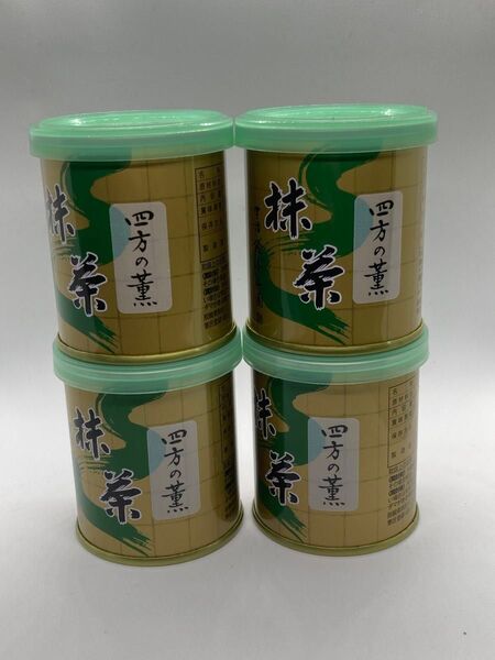 【山政小山園 宇治抹茶】抹茶 粉末 四方の薫 30g×4個