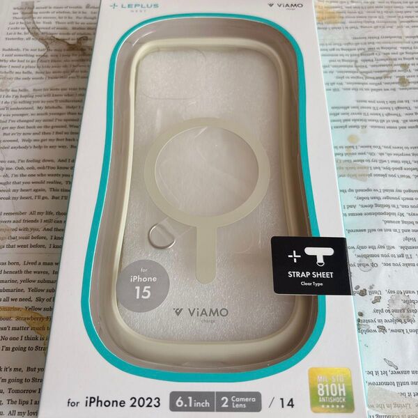 Phone 15/iPhone 14 高速充電対応・耐傷・耐衝撃ハイブリッドケース 「ViAMO charge」スターライト